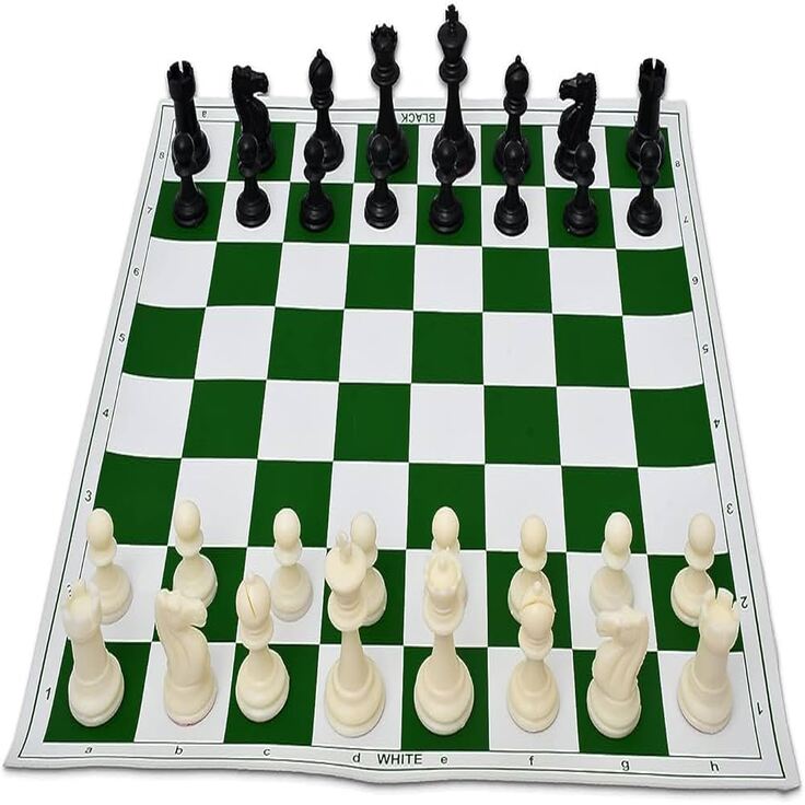 Tournament Chess Board &Coins